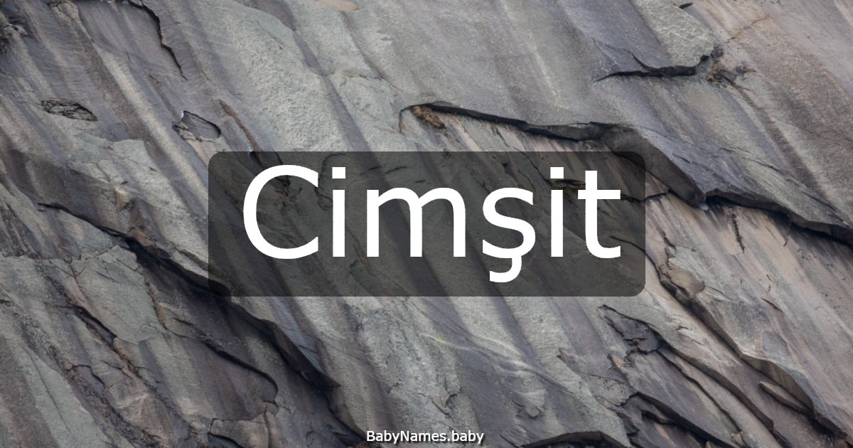 Cimşit