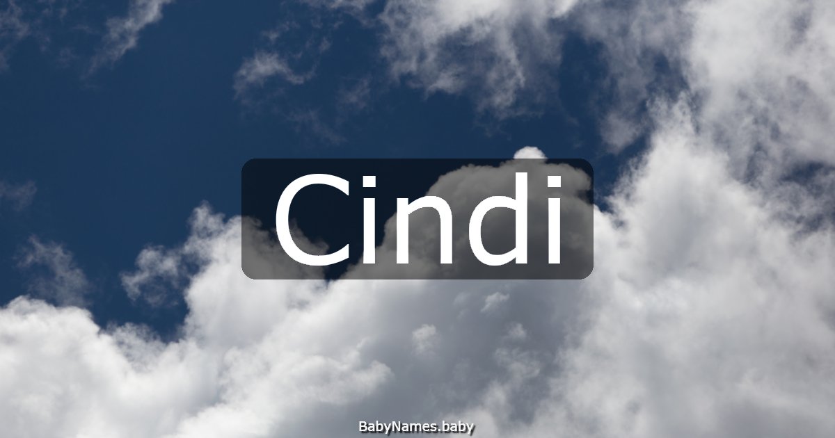 Cindi
