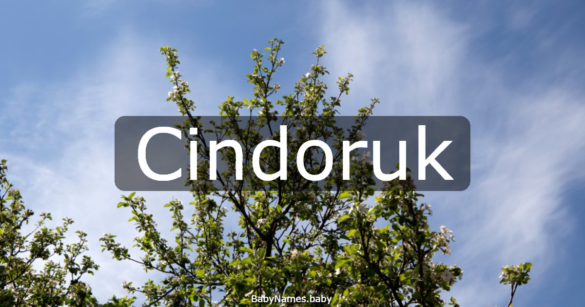 Cindoruk