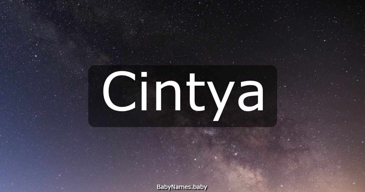 Cintya