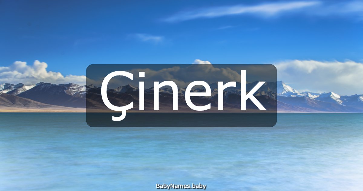 Çinerk