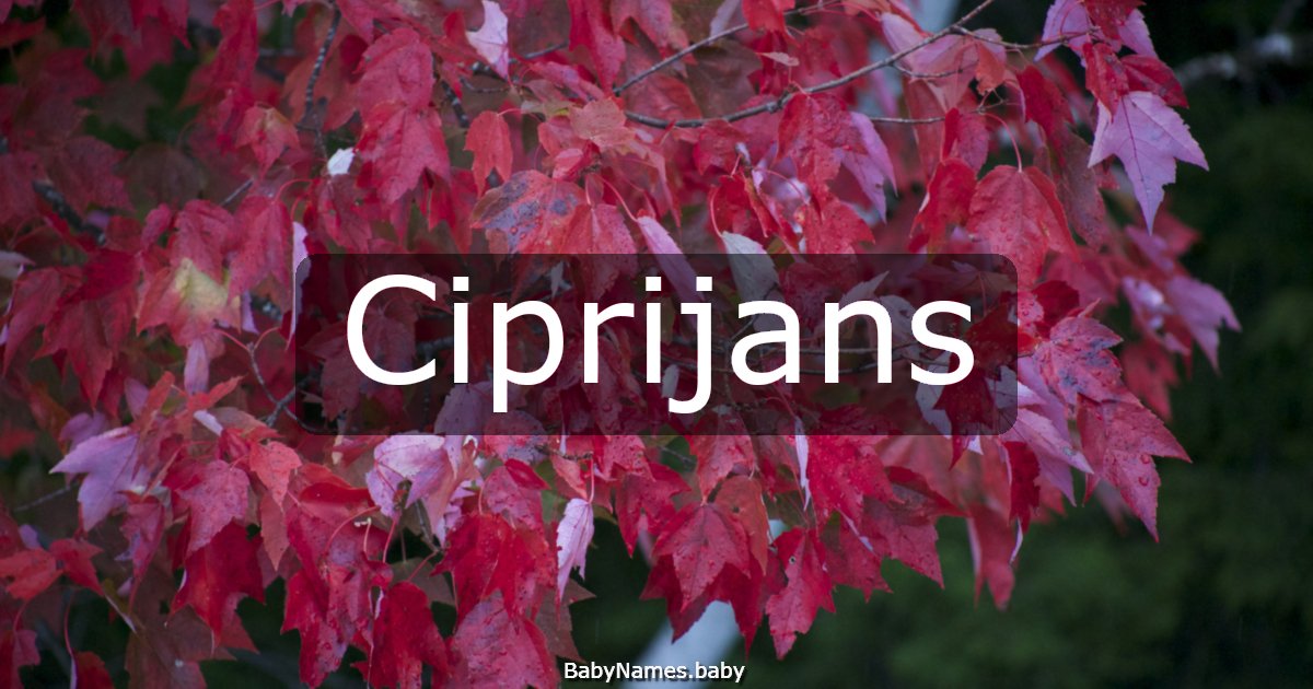 Ciprijans