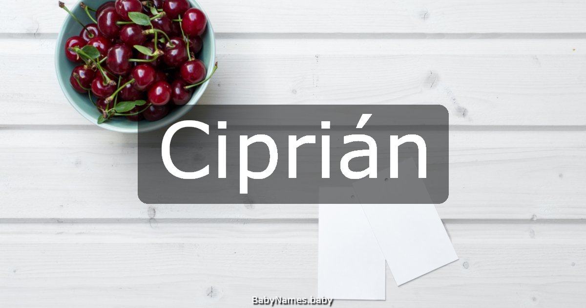 Ciprián