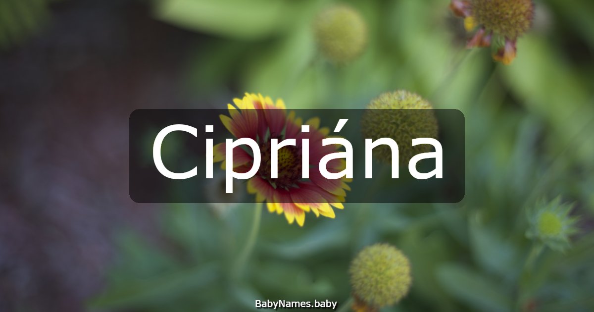 Cipriána