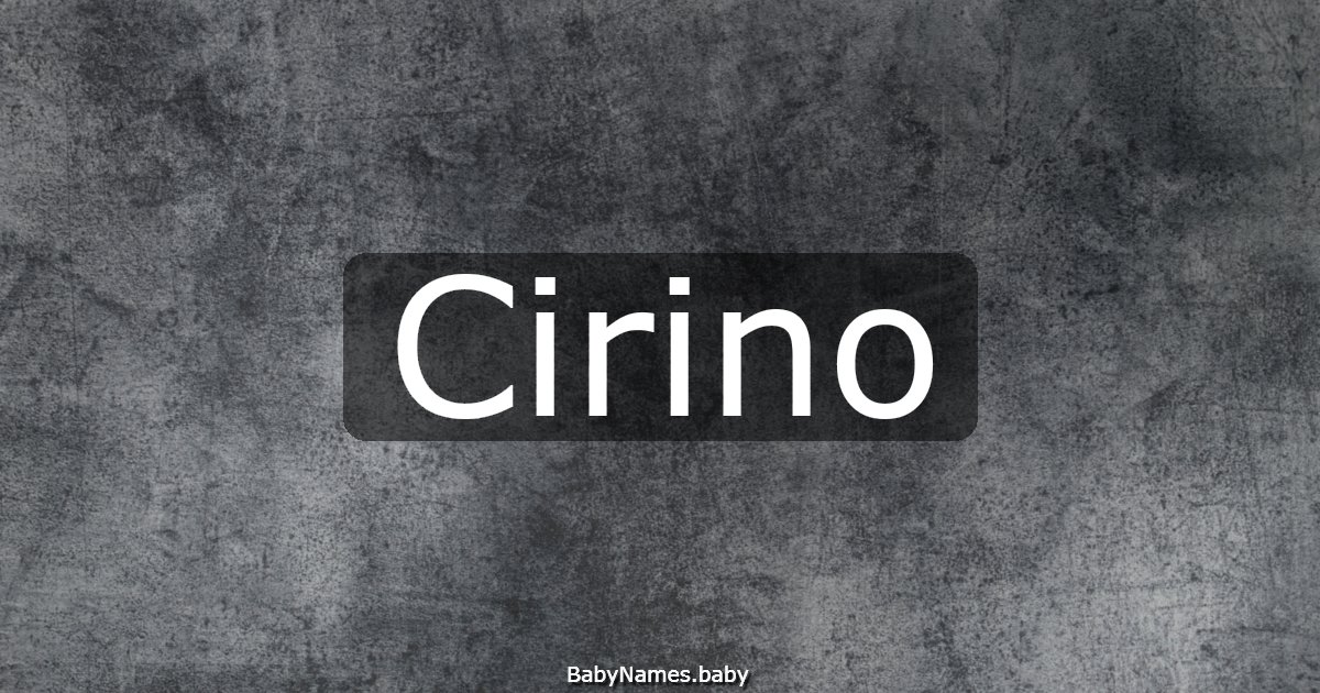 Cirino