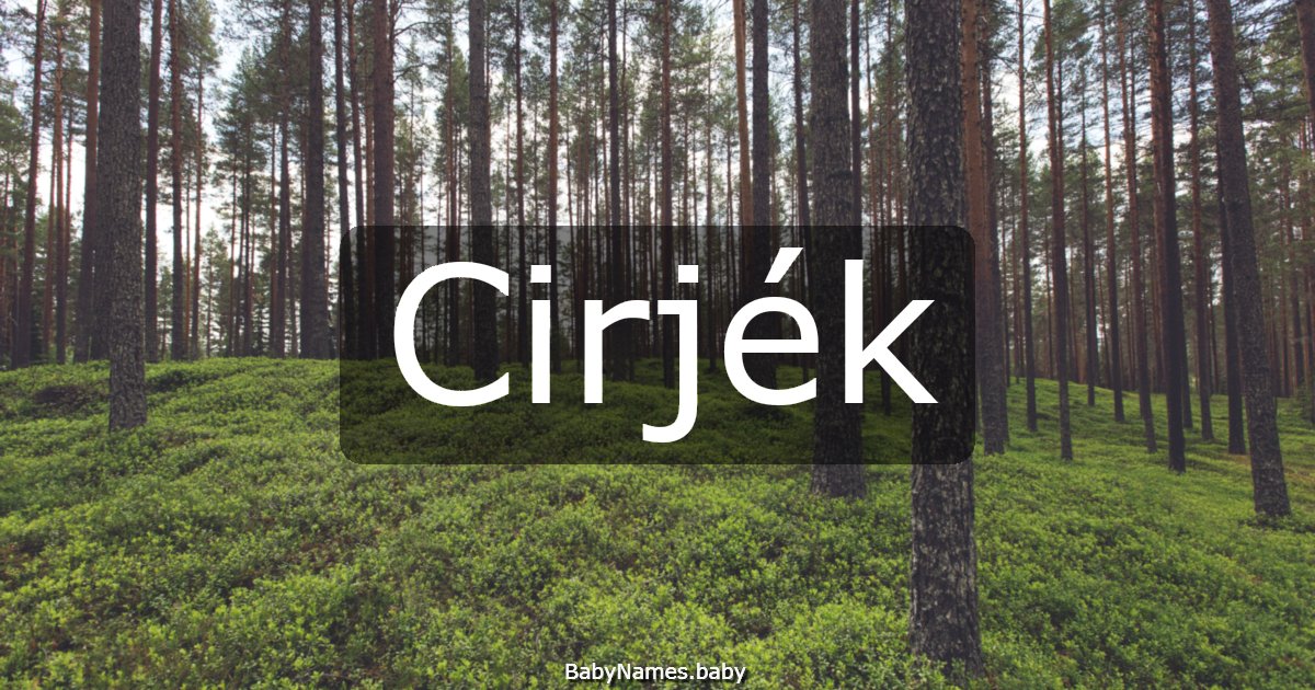 Cirjék