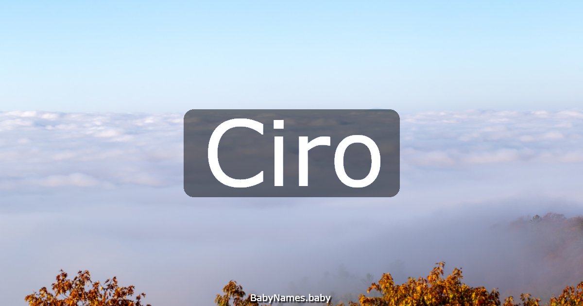 Ciro
