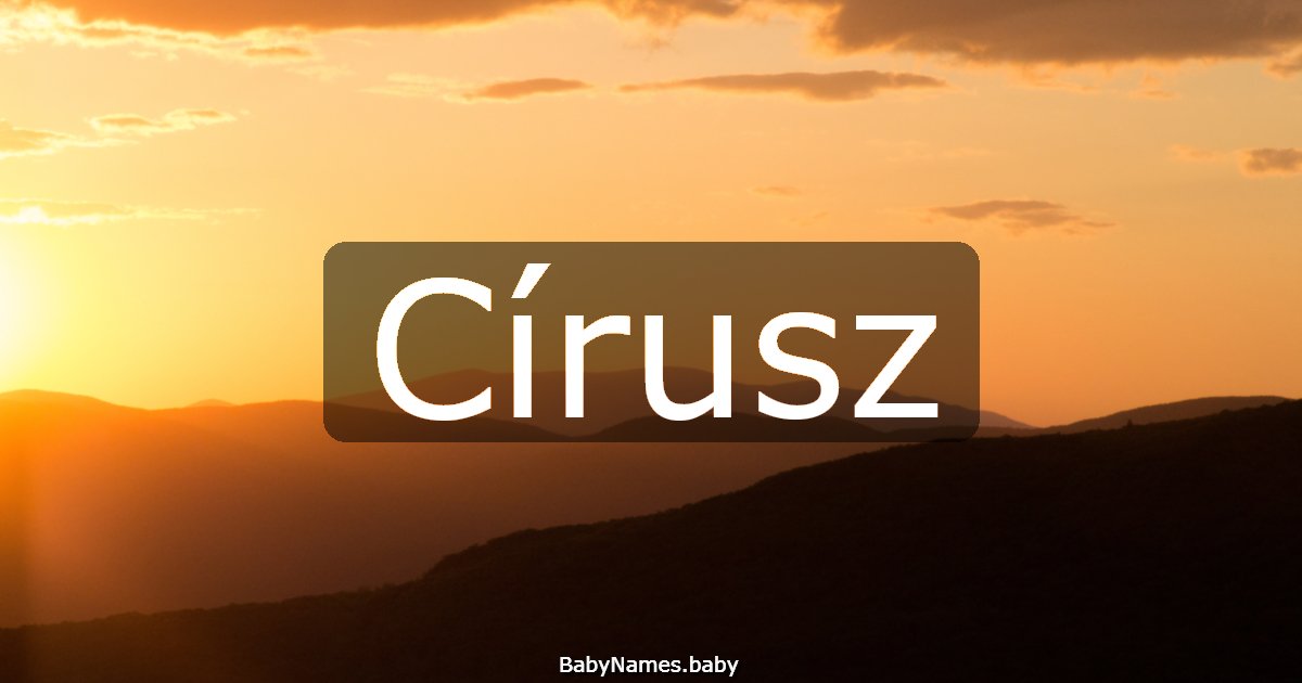 Círusz