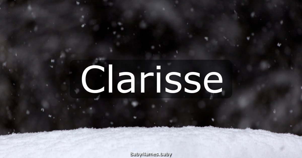 Clarisse
