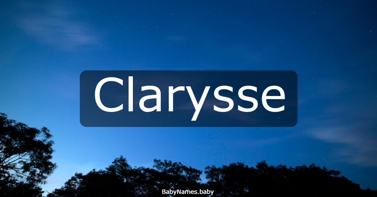 Clarysse