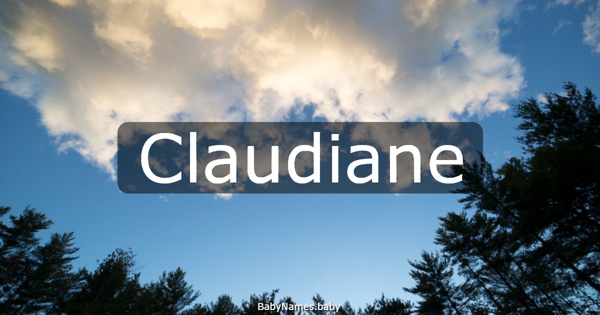 Claudiane