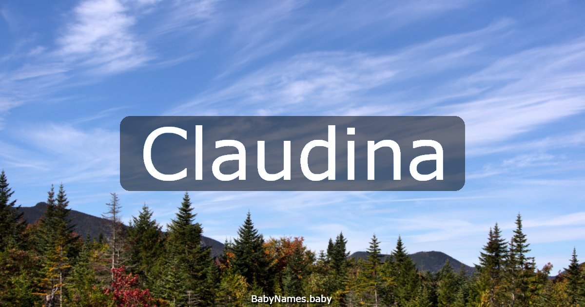Claudina