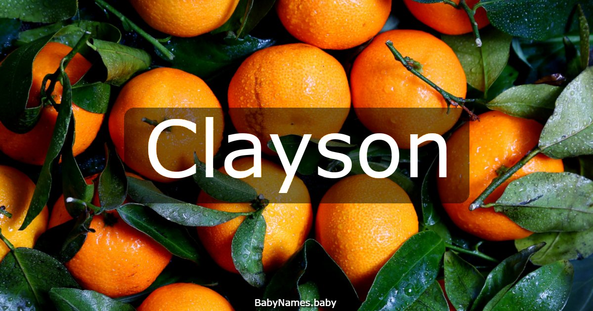 Clayson