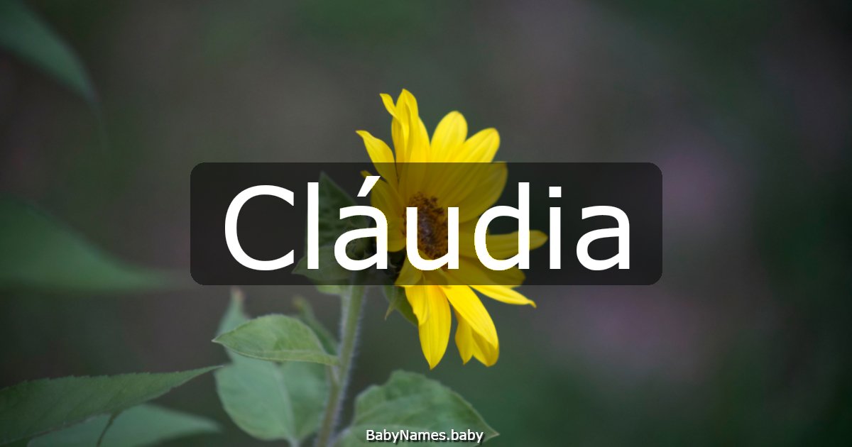 Cláudia
