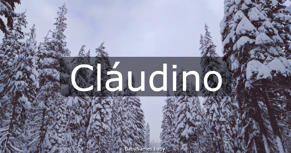 Cláudino