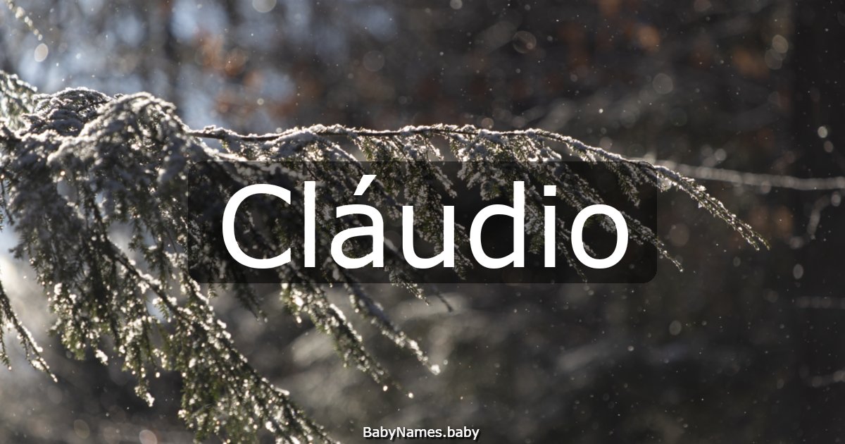 Cláudio