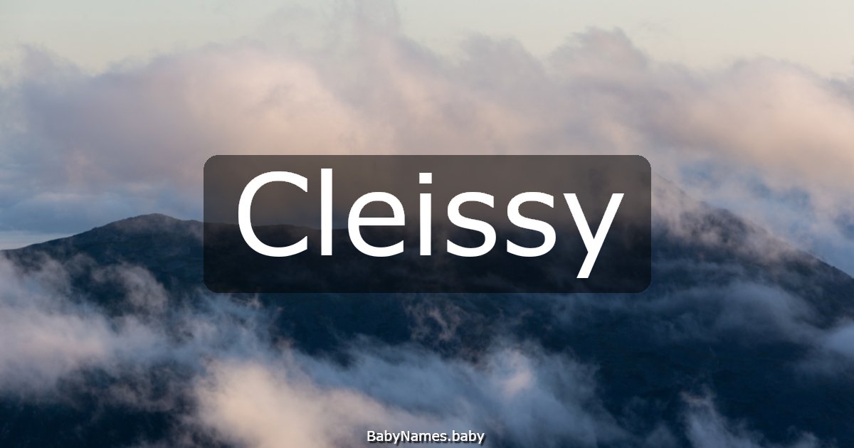 Cleissy
