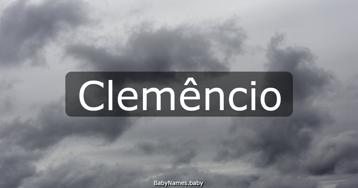 Clemêncio