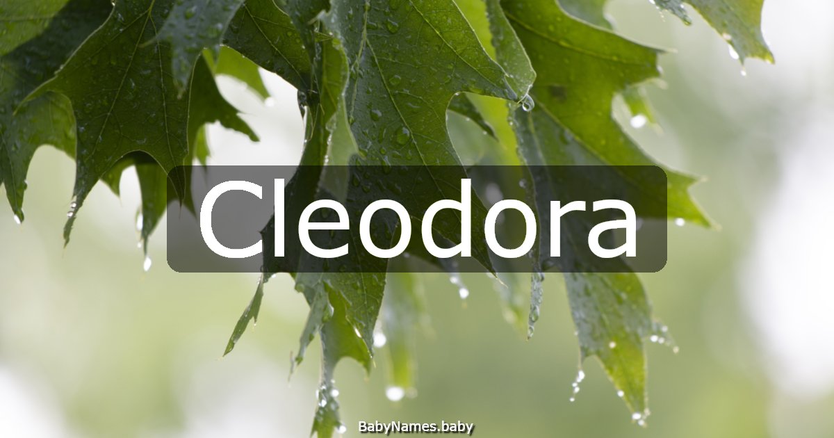 Cleodora