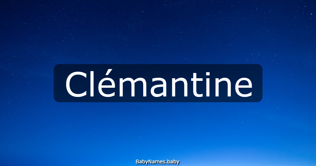 Clémantine