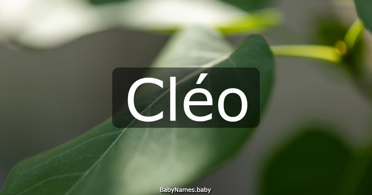 Cléo