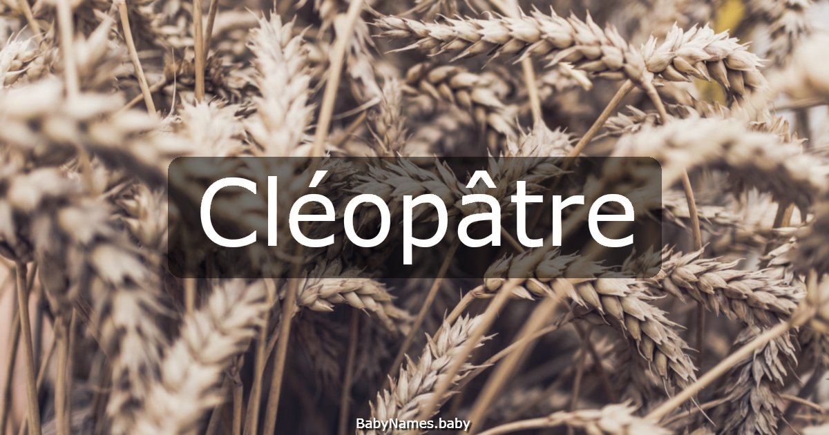 Cléopâtre
