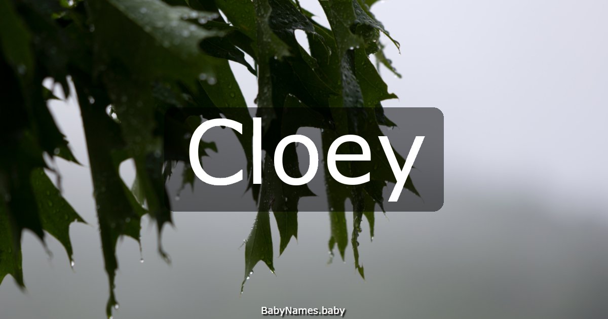 Cloey