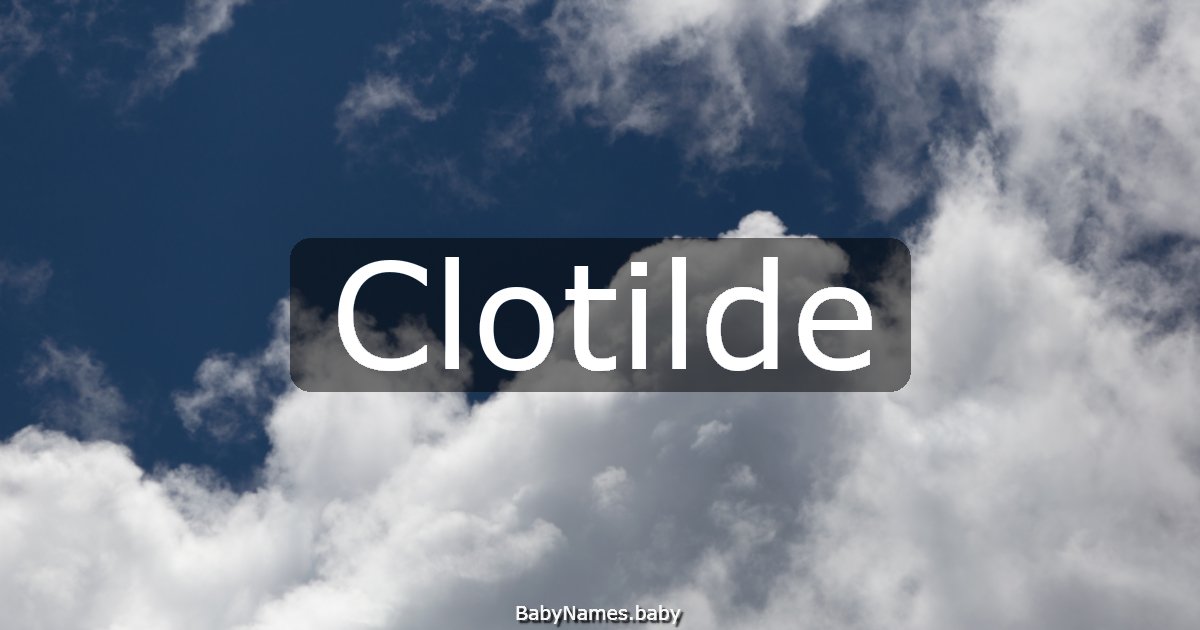 Clotilde