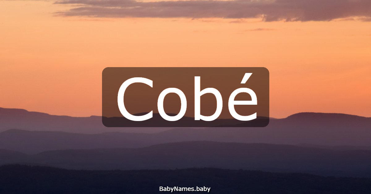Cobé