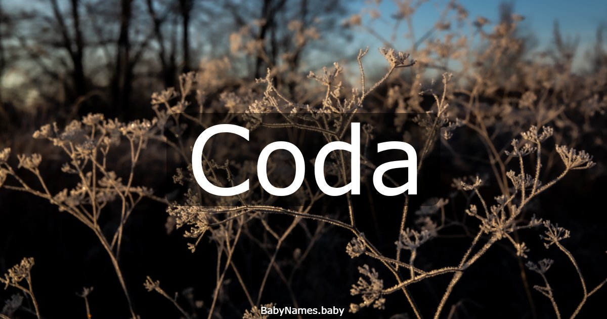 Coda