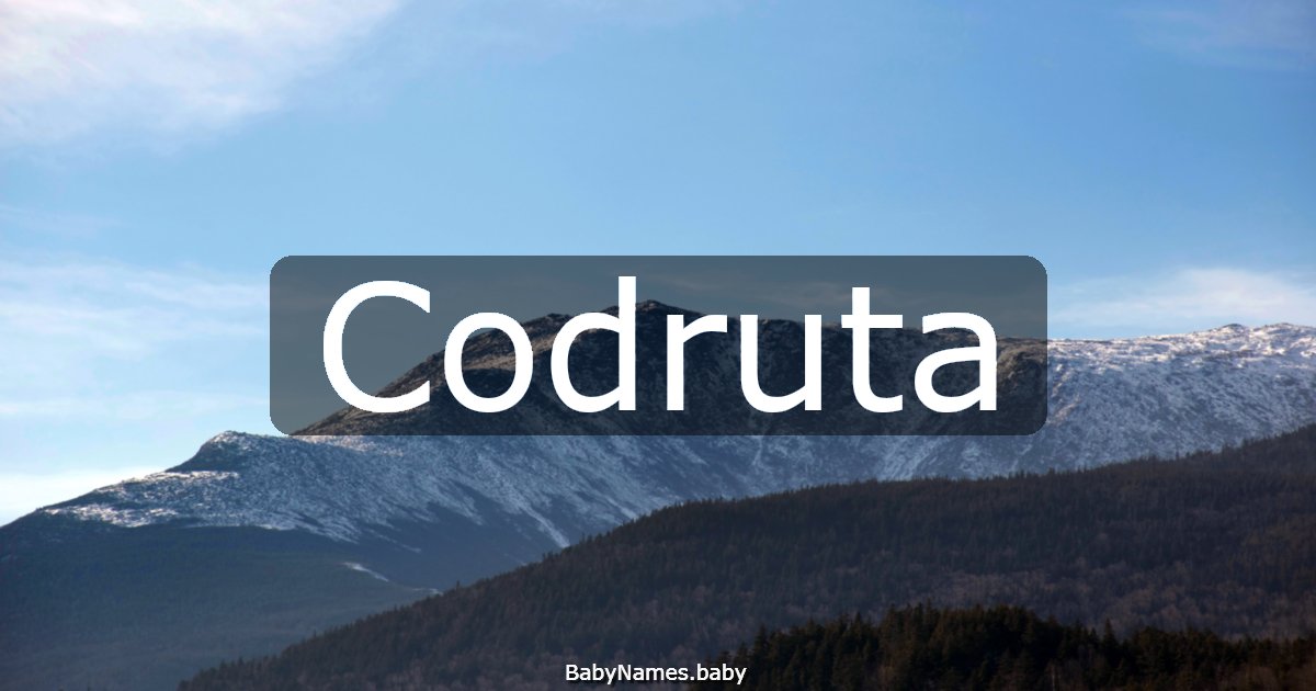 Codruta