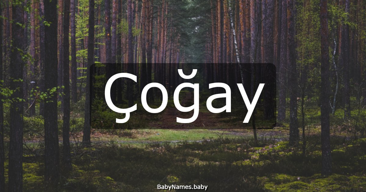 Çoğay