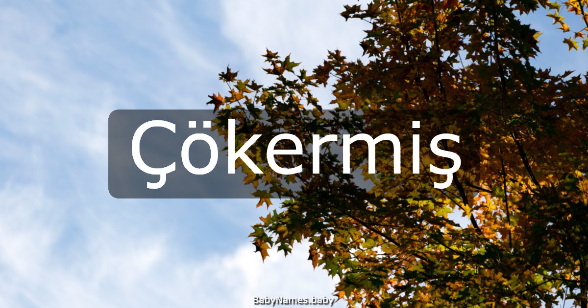 Çökermiş