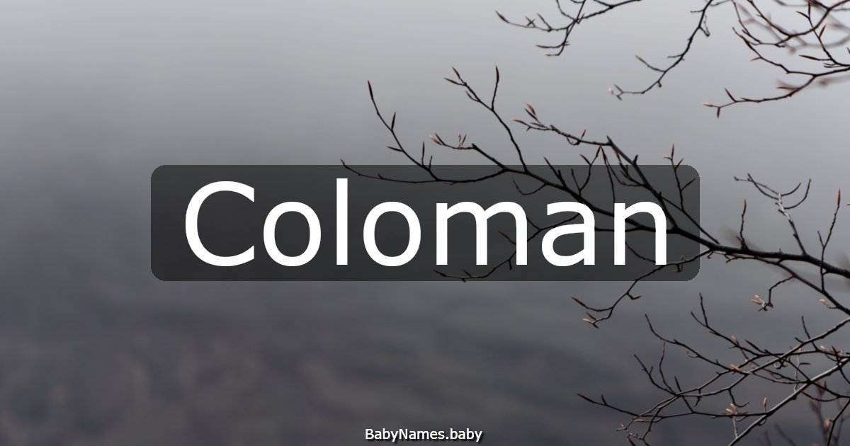 Coloman