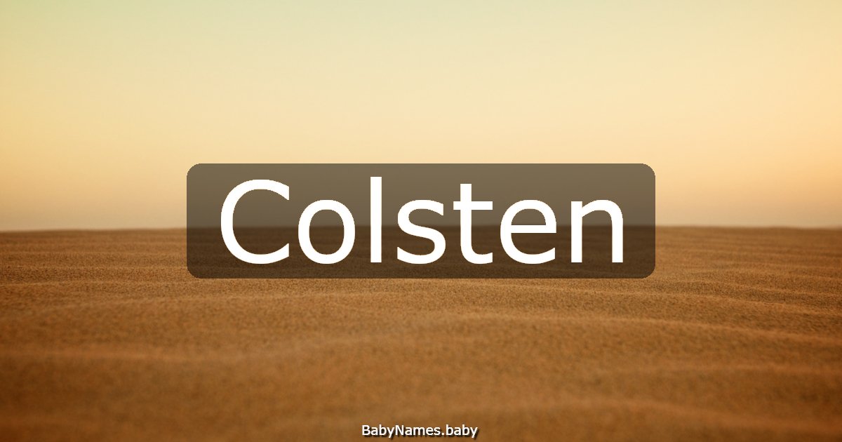 Colsten