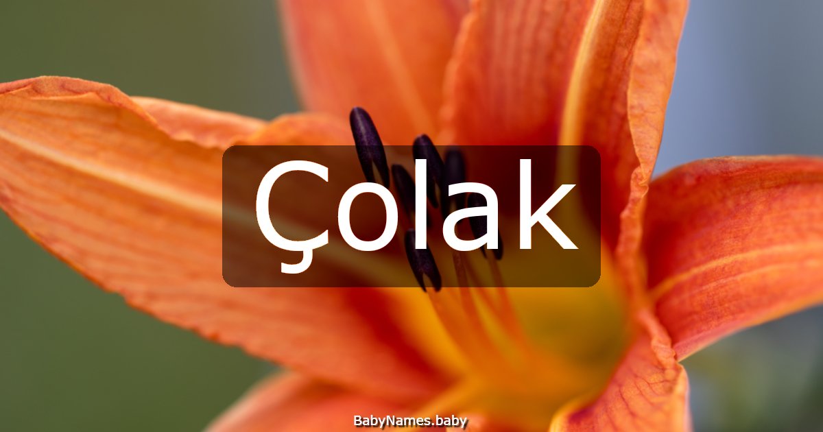 Çolak