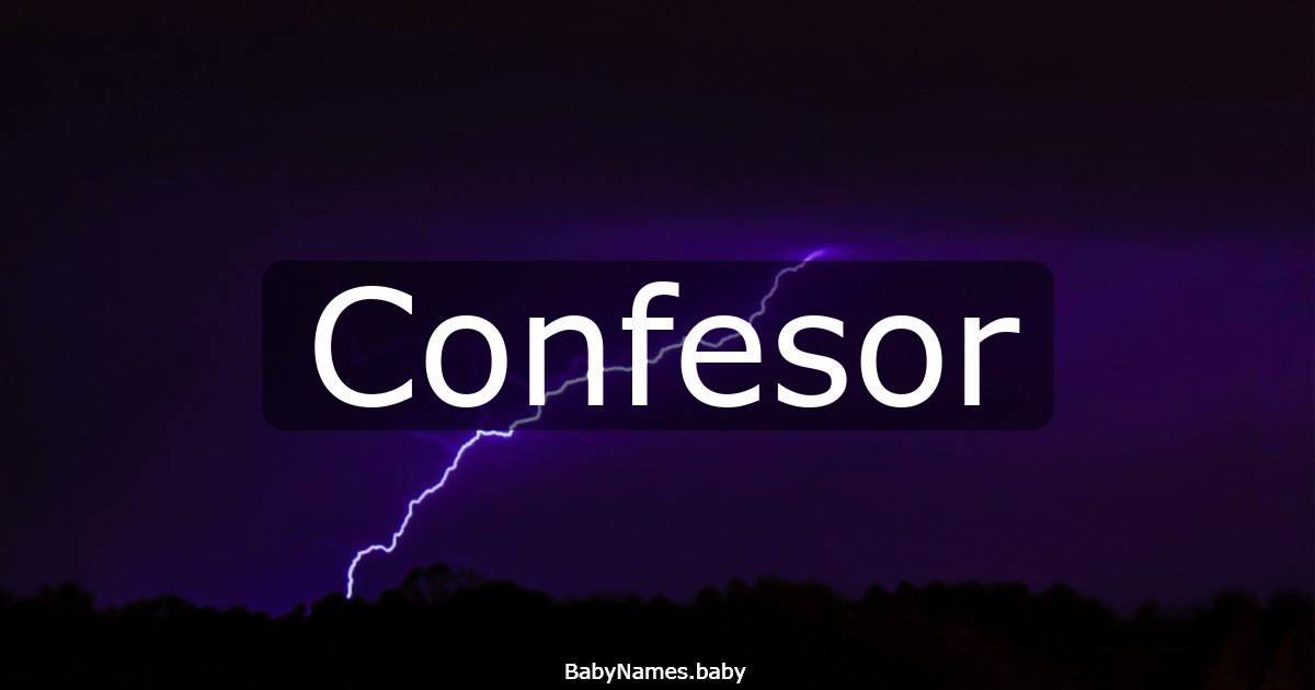 Confesor