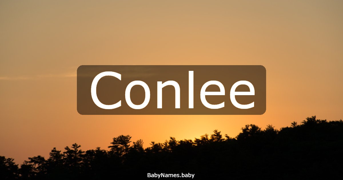 Conlee