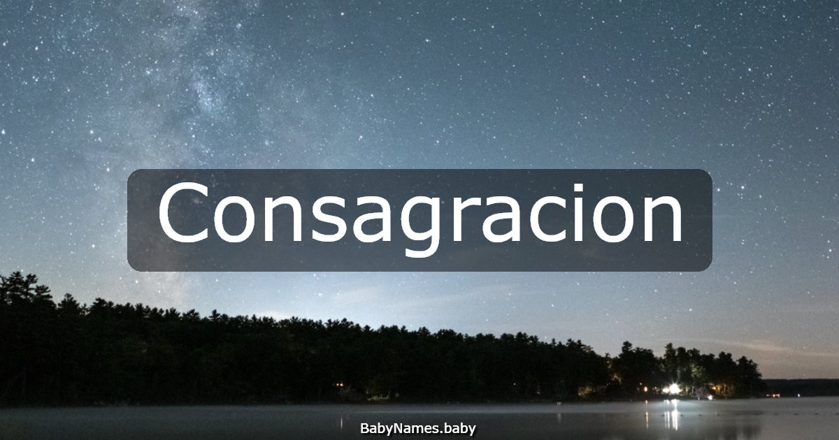 Consagracion