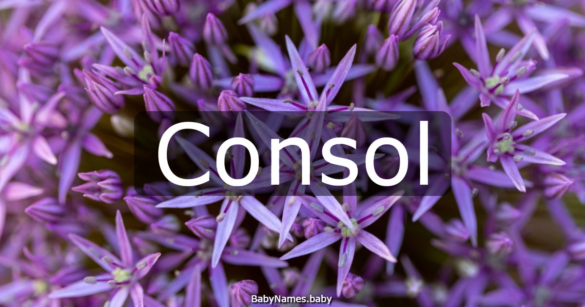 Consol