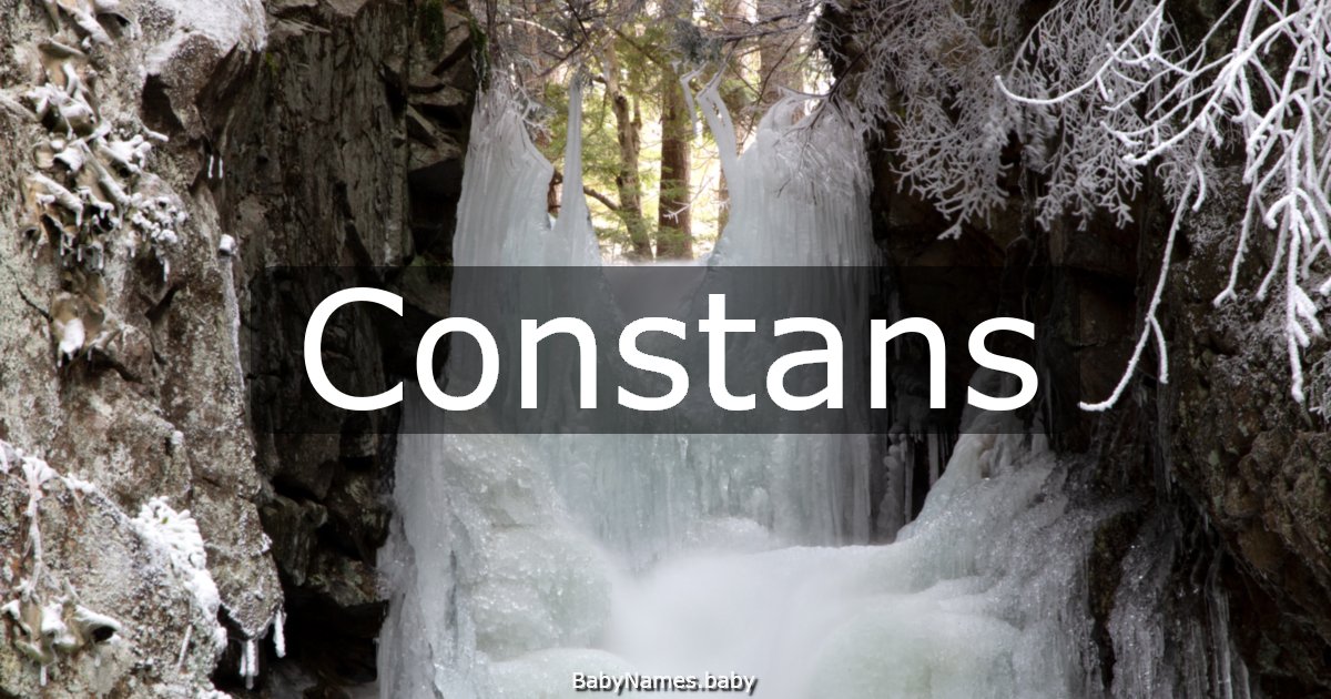 Constans