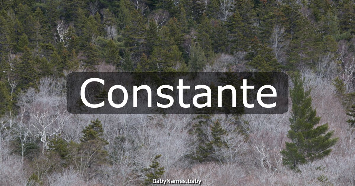 Constante