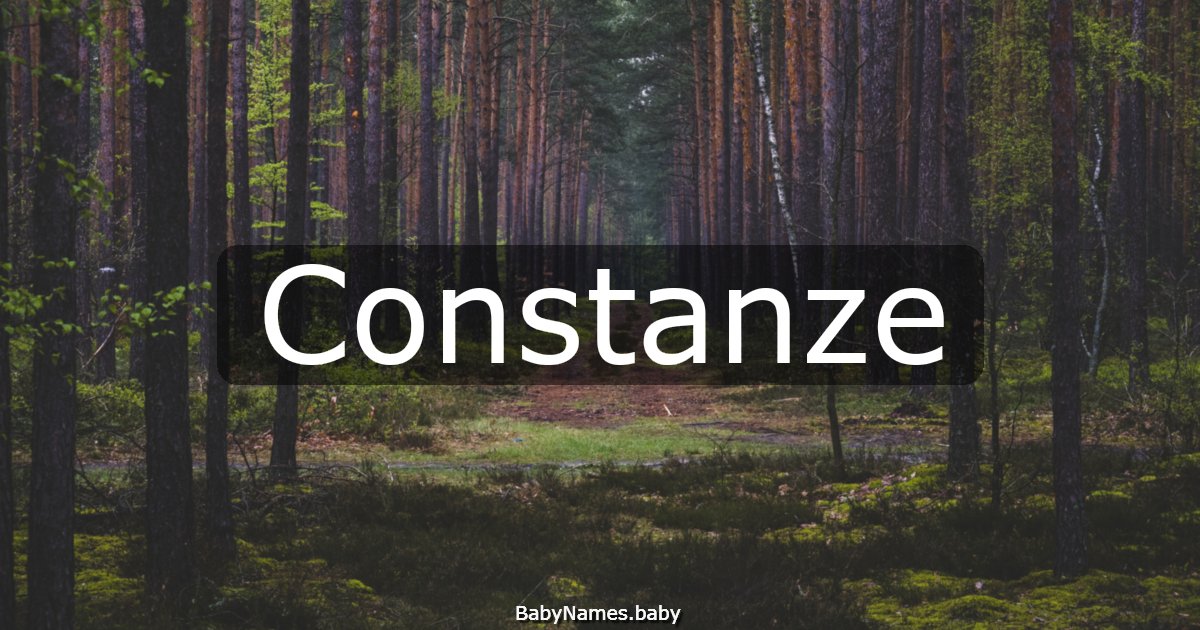 Constanze