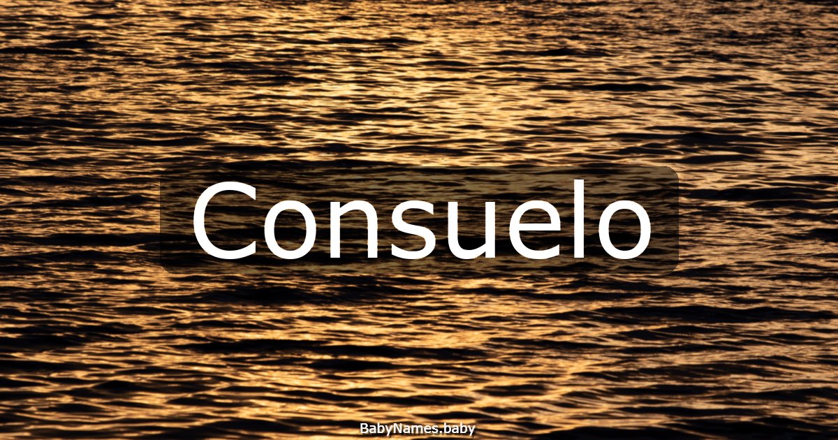 Consuelo