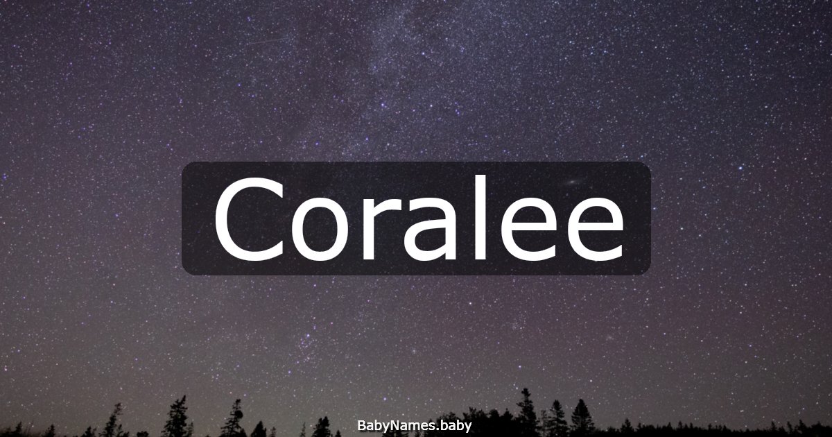 Coralee