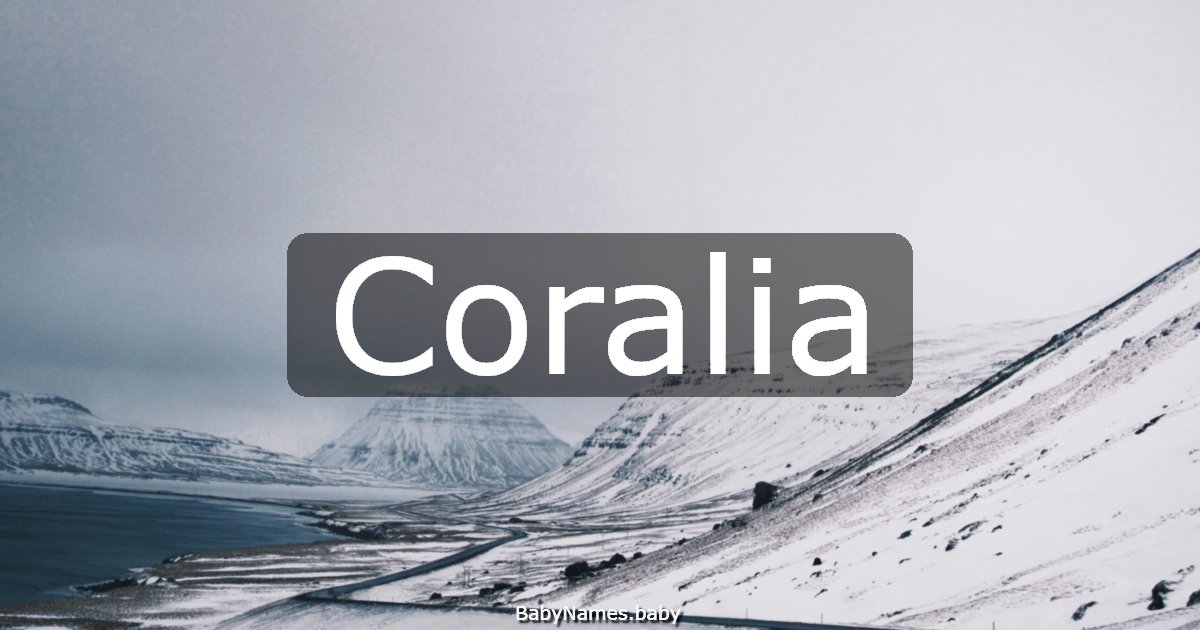 Coralia