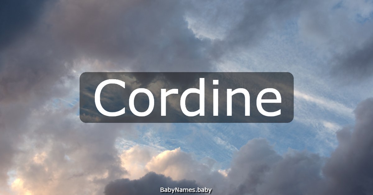 Cordine