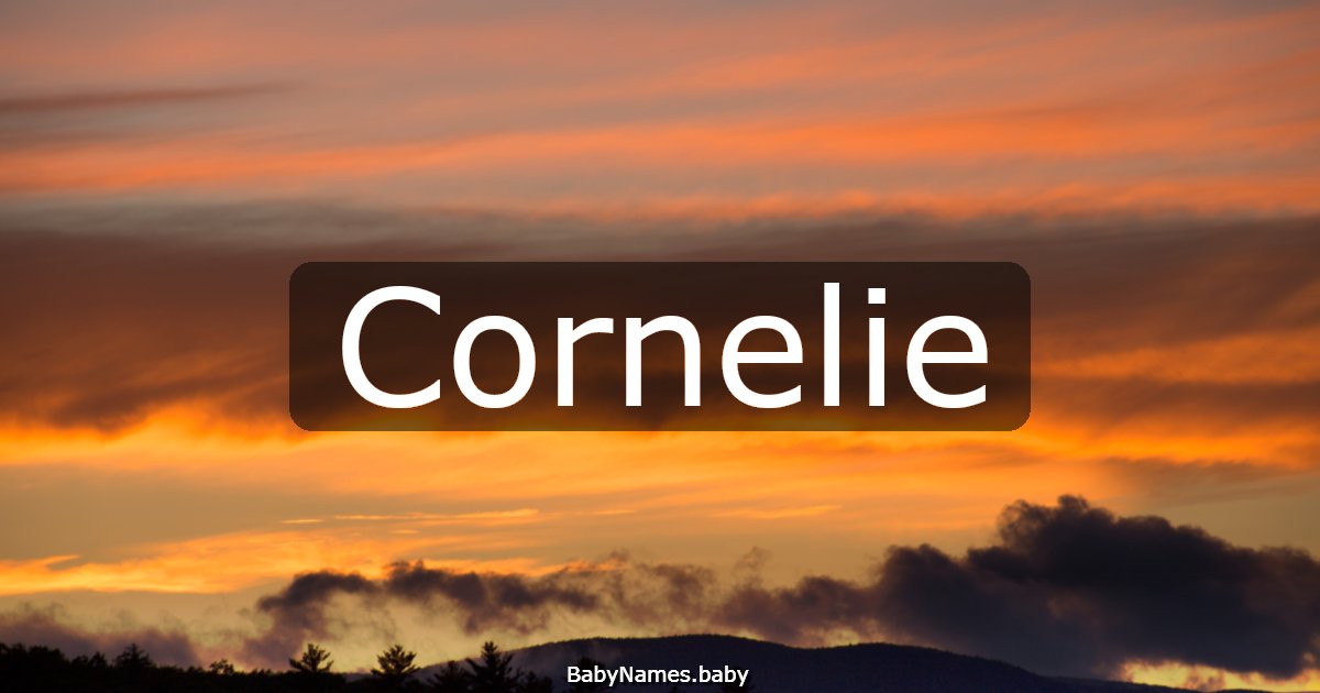 Cornelie