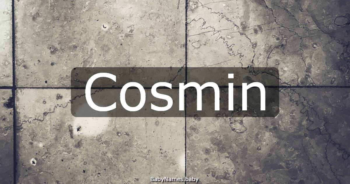Cosmin