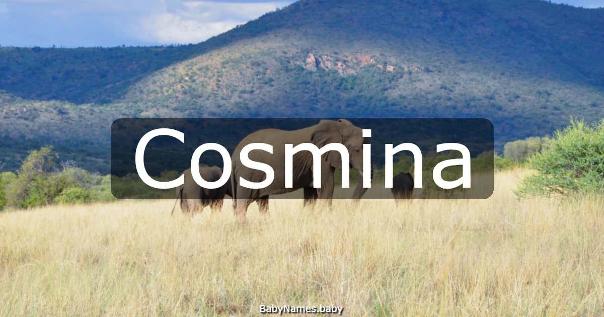 Cosmina
